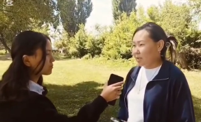 «Балалар құқықтары туралы не білесіз?» атты көшедегі блиц-сауалнама.